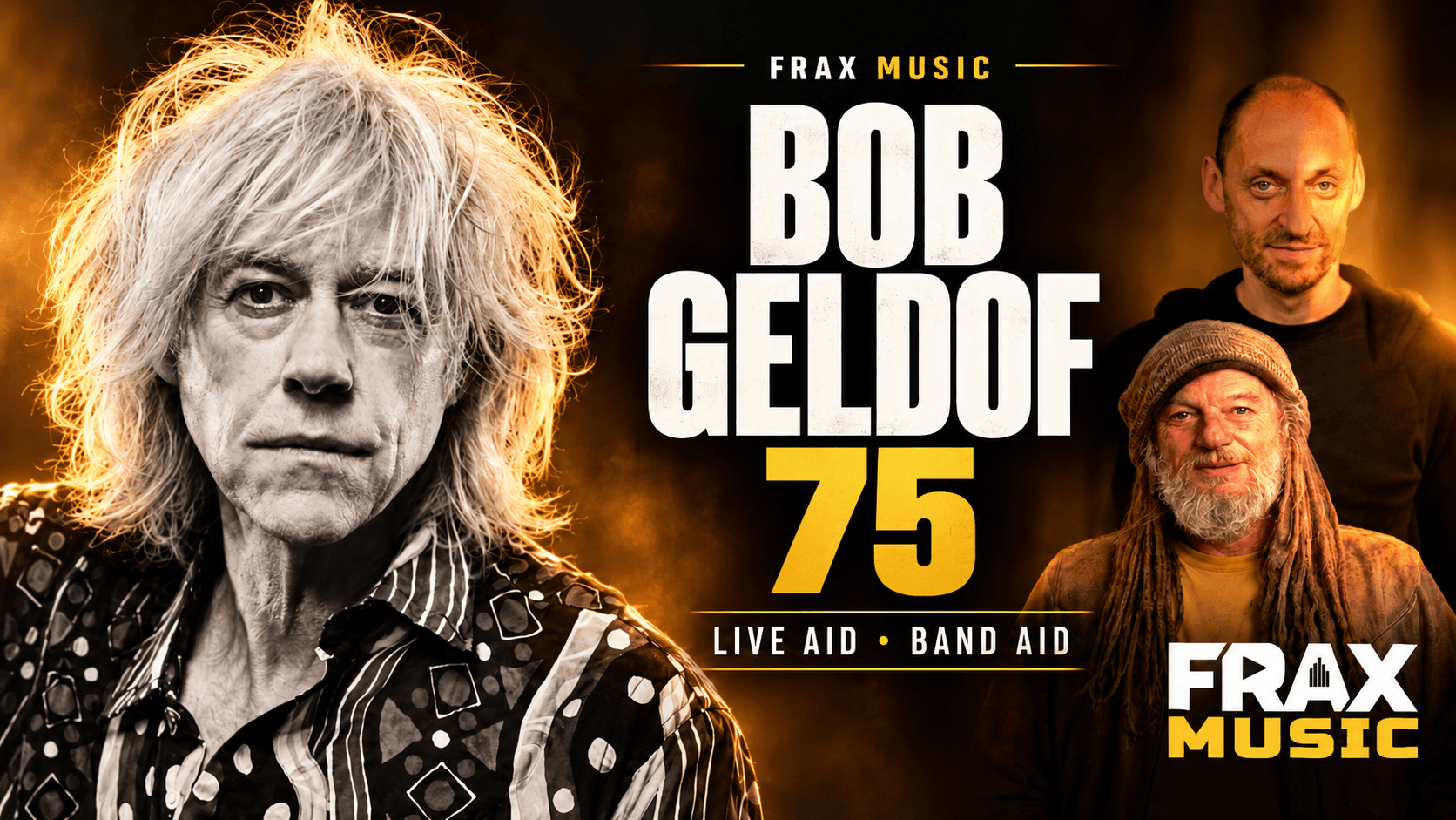 FRAX Music_ Bob Geldof 75 Live Aid